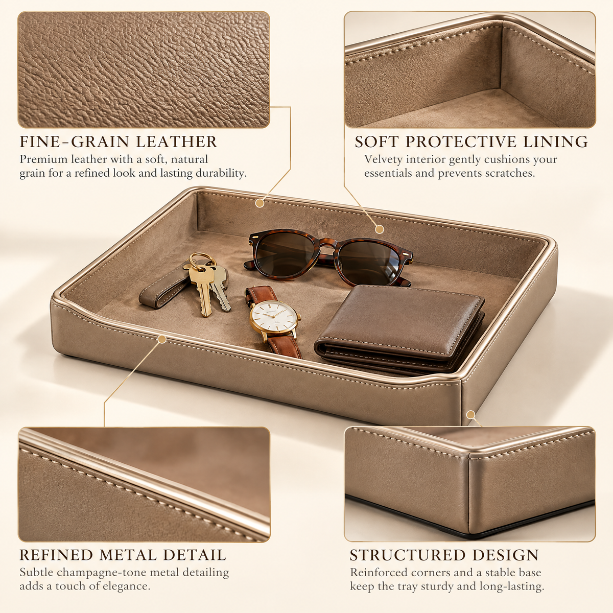 Varenlith™ Everyday Essentials Valet Tray