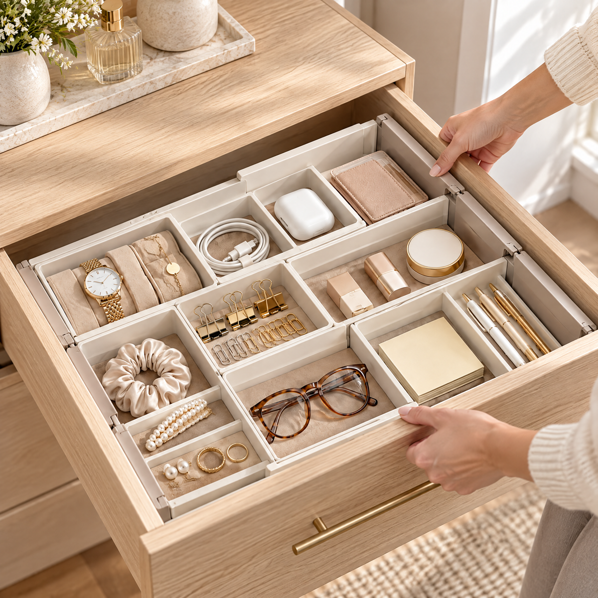 Varenlith™ Modular Drawer Organizer Set