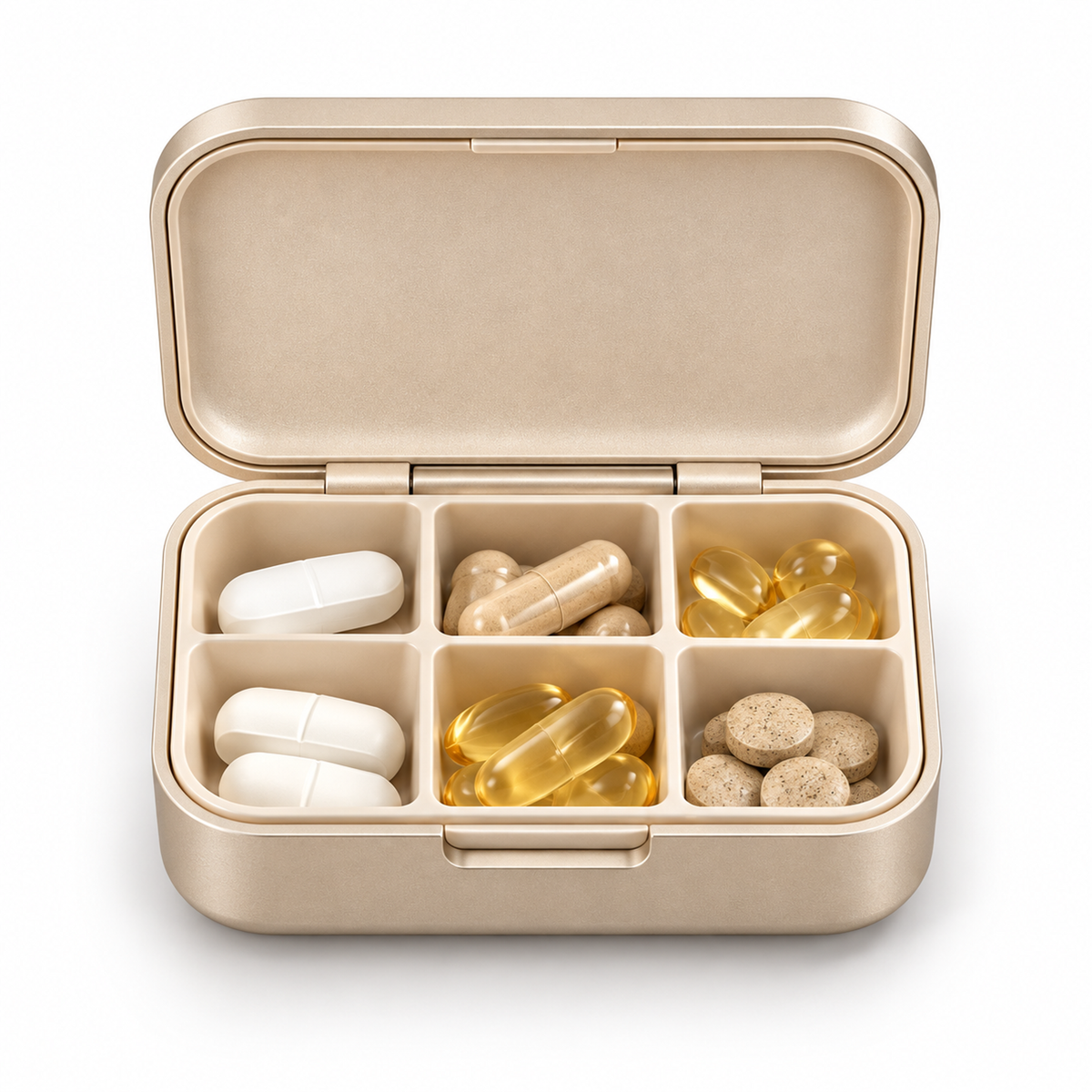 Varenlith™ Compact Travel Pill Organizer Case