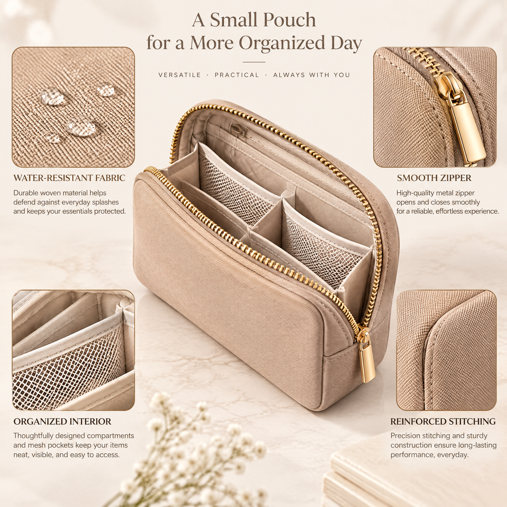 Varenlith™ Everyday Travel Cosmetic Pouch