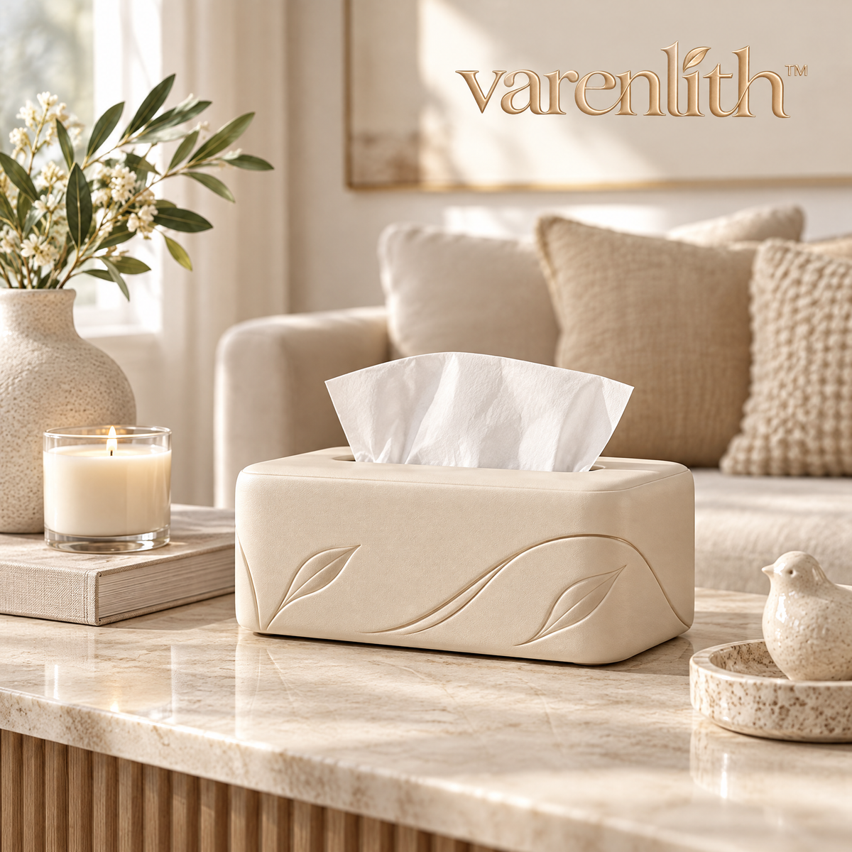 Varenlith™ Decorative Tissue Box Cover