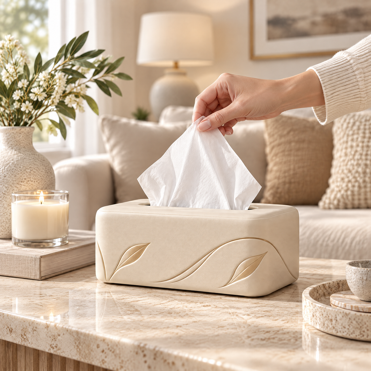 Varenlith™ Decorative Tissue Box Cover