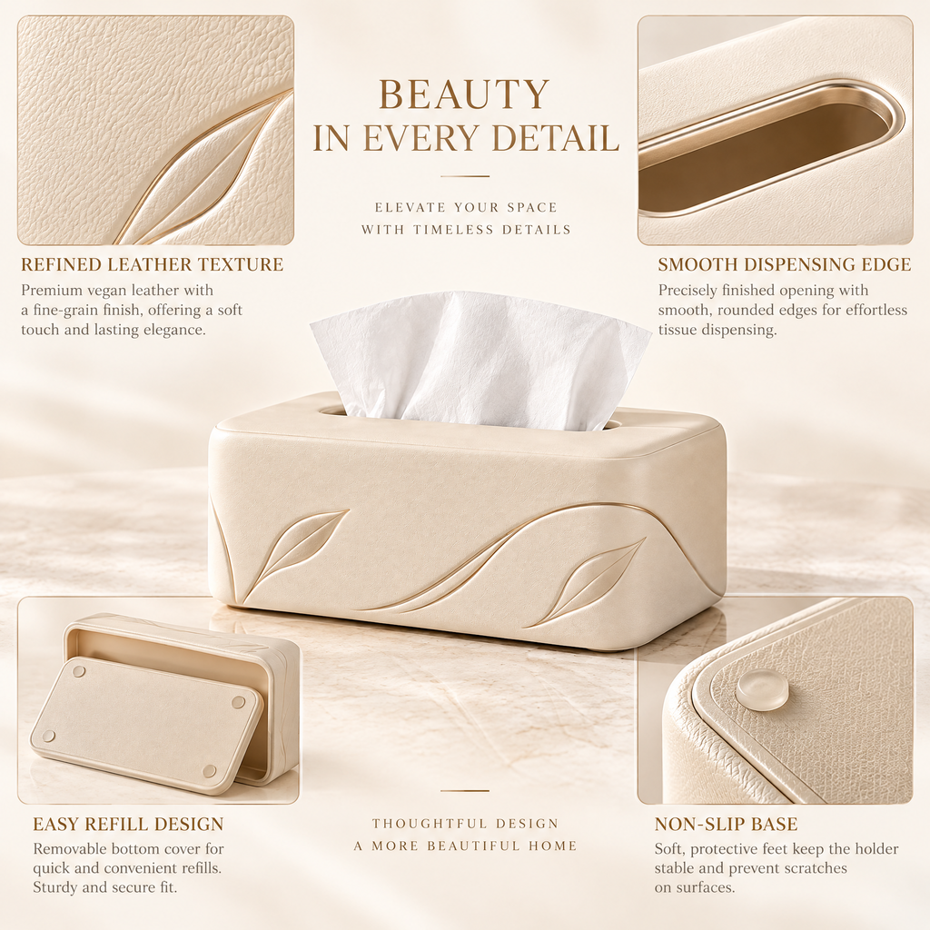 Varenlith™ Decorative Tissue Box Cover