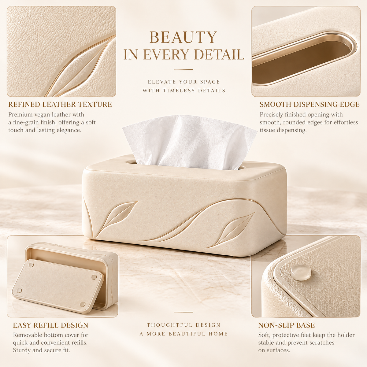 Varenlith™ Decorative Tissue Box Cover