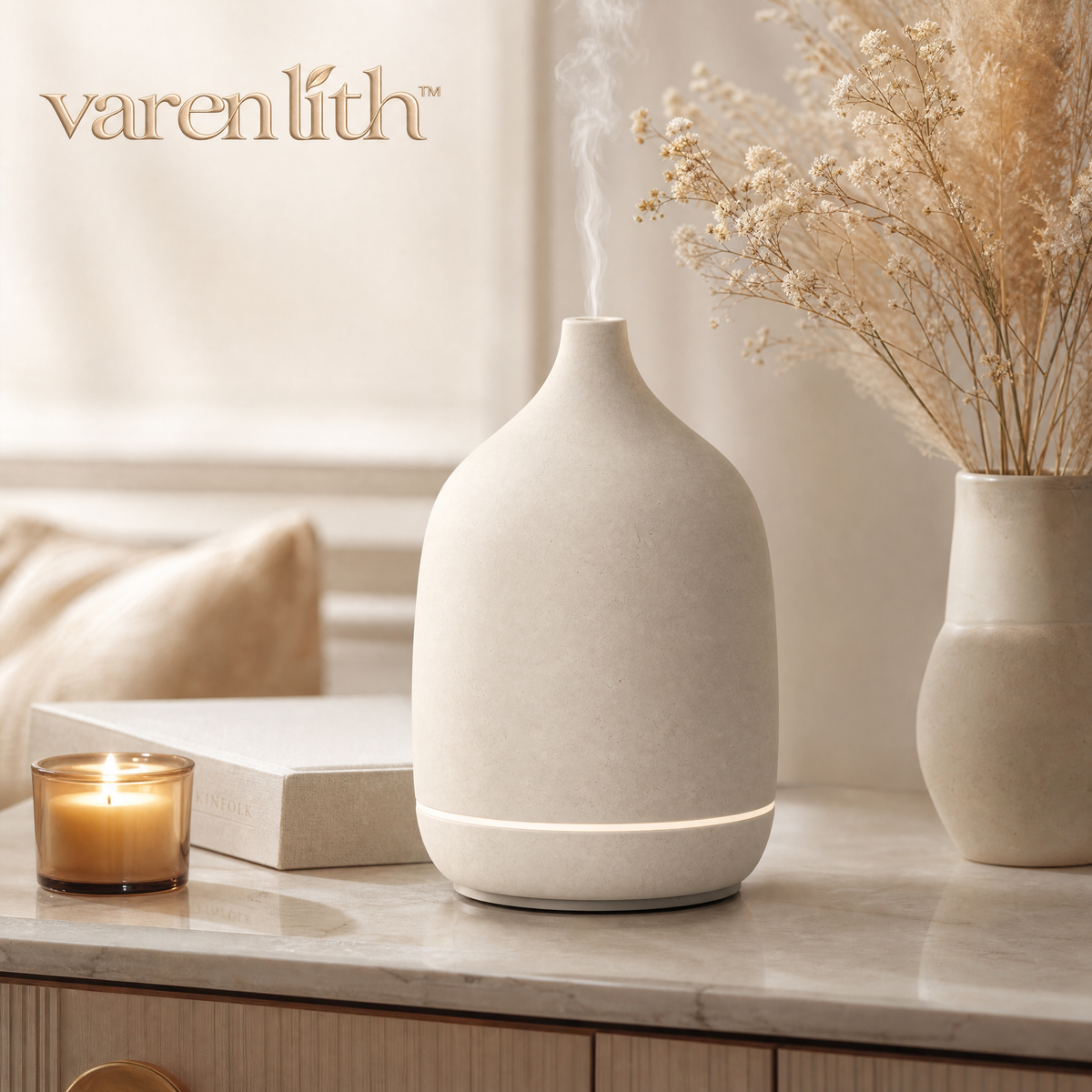 Varenlith™ Ceramic-Style Essential Oil Diffuser