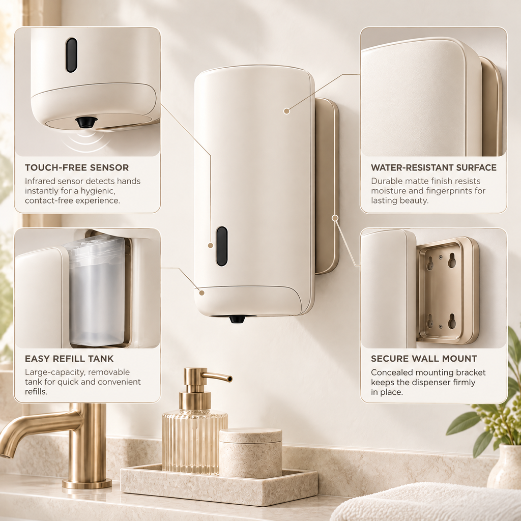 Varenlith™ Wall-Mounted Soap Dispenser