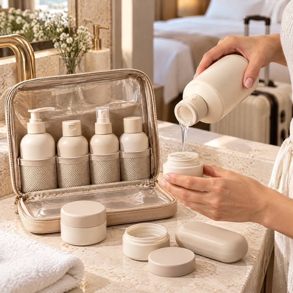 Varenlith™ Refillable Travel Toiletry Bottle Set